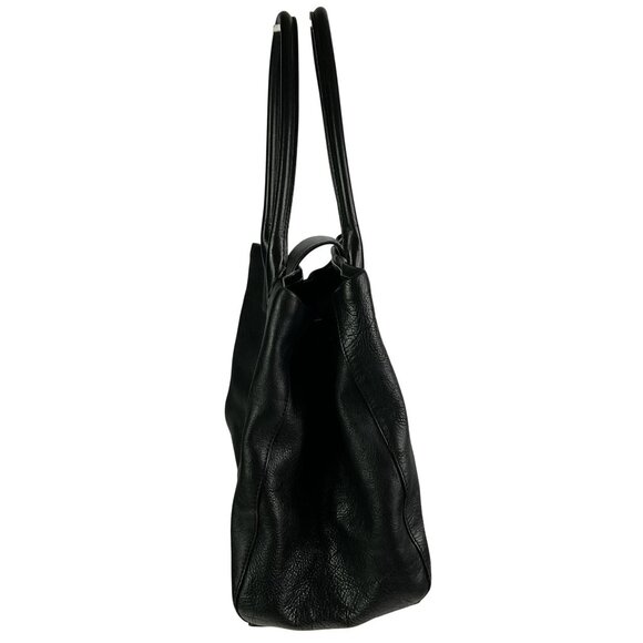 Kate Spade Anisha Chrystie black butter-soft leather tote bag gold-tone hardware - Picture 2 of 13
